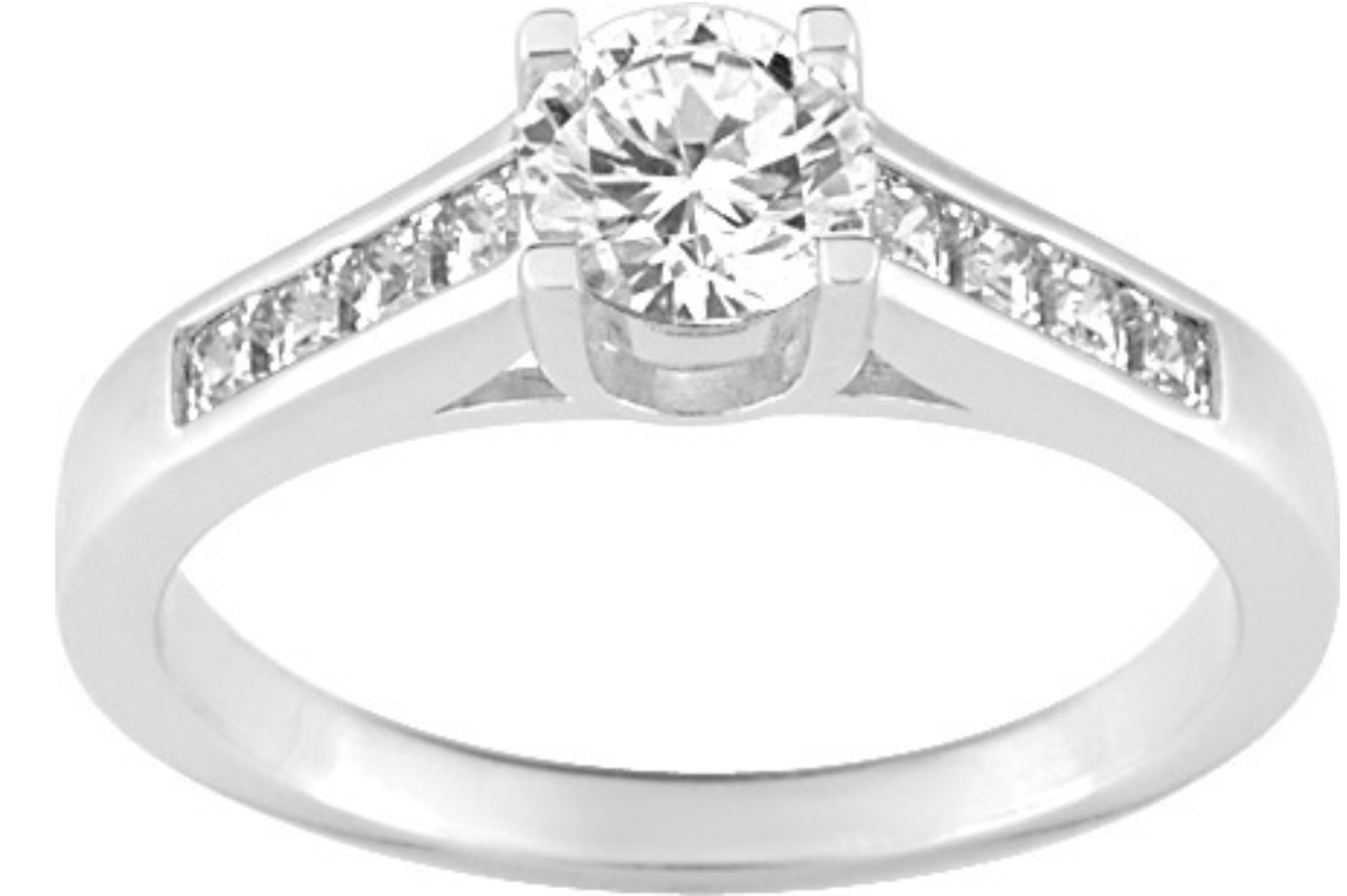 Bague de fiançailles argent