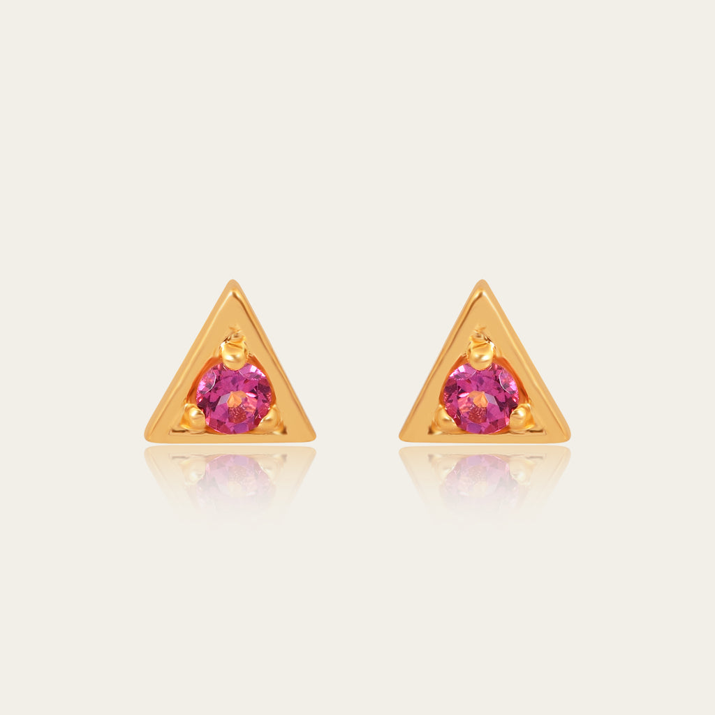 Clous d'oreilles Triangle | Bijouterie 974