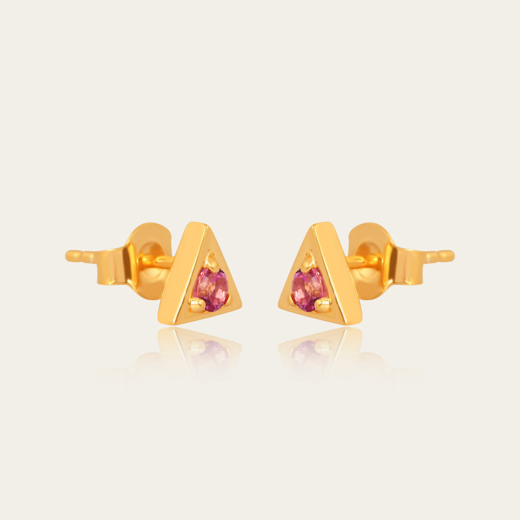 Clous d'oreilles Triangle | Bijoux 974