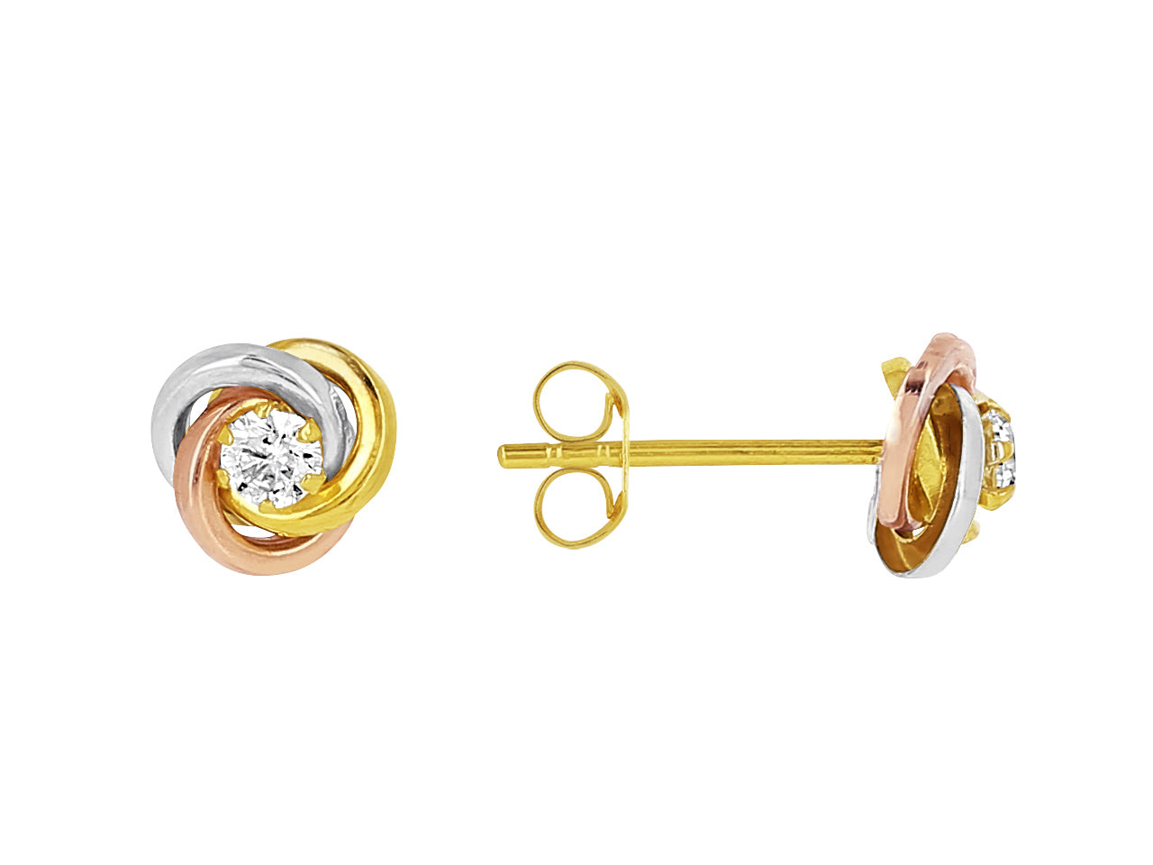 boucles d'oreilles 3 Or Réunion 974