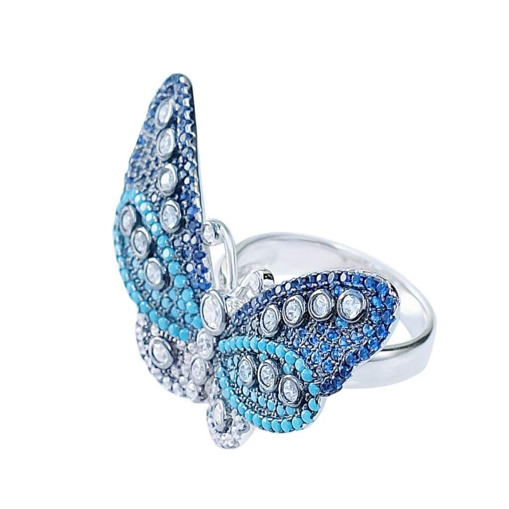 Bague Argent Butterfly - Bijouterie Tropicor