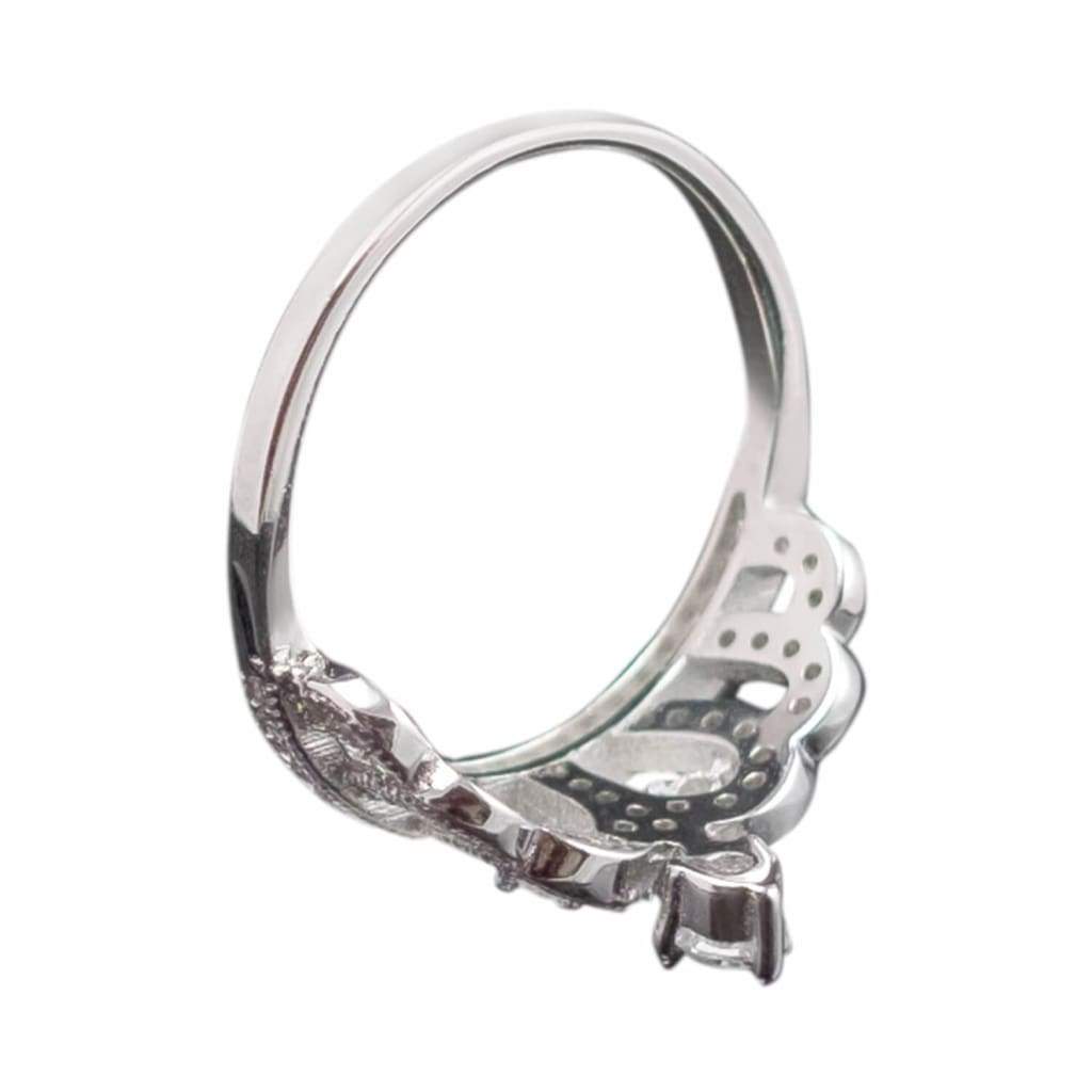 Bague Argent Couronne - Bijouterie Tropicor