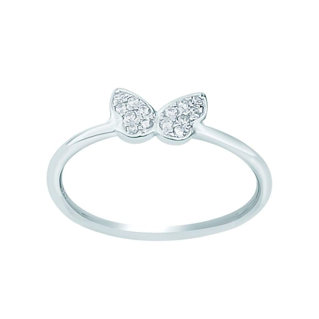 Bague Argent Papillon Lucia - Bijouterie Tropicor