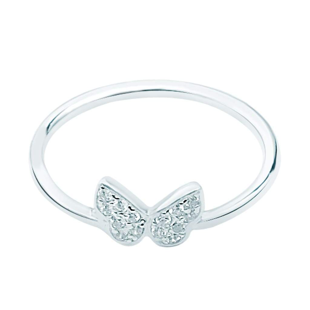 Bague Argent Papillon Lucia - Bijouterie Tropicor