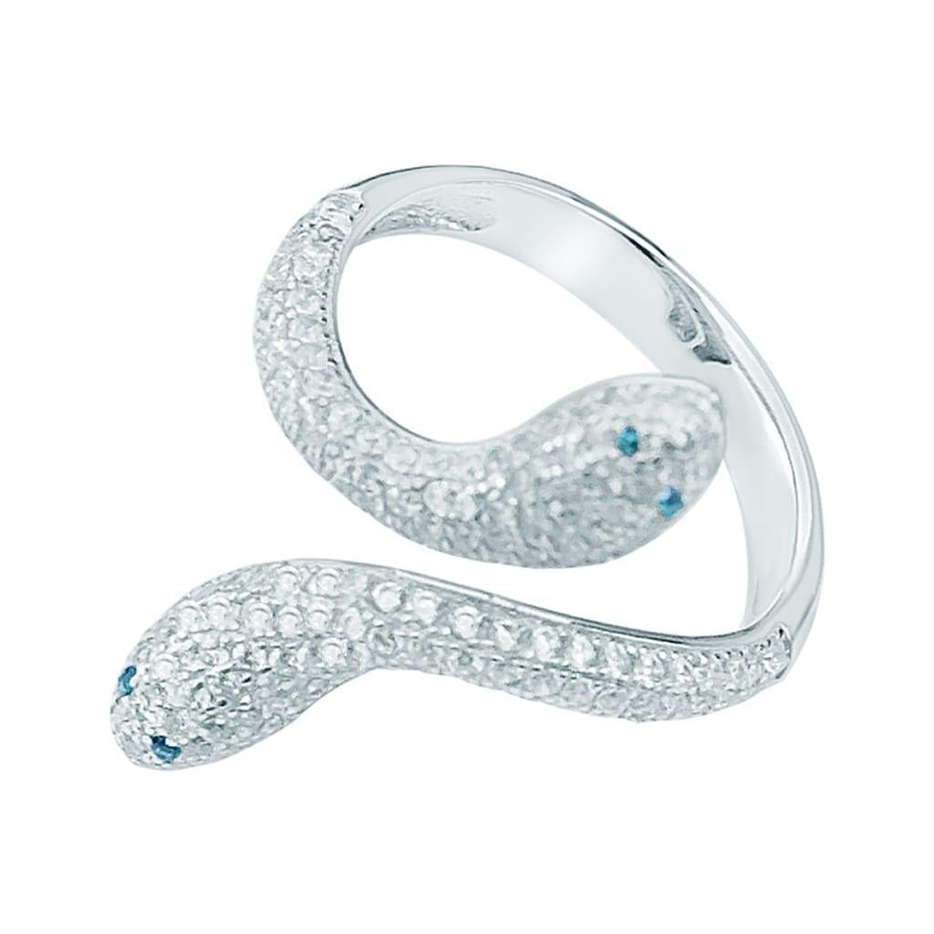 Bague Argent Serpent - Bijouterie Tropicor