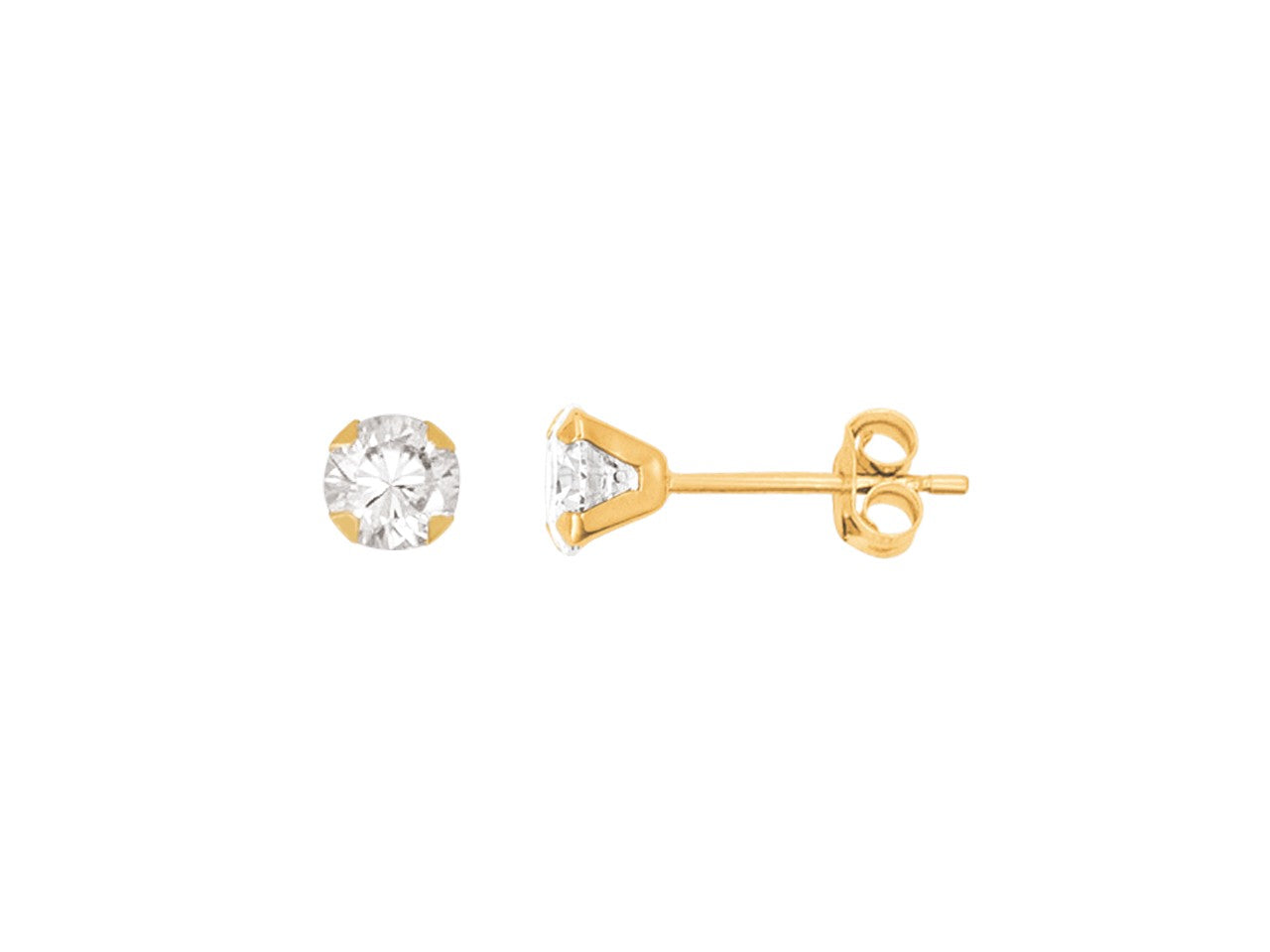 clous d'oreilles Or 750