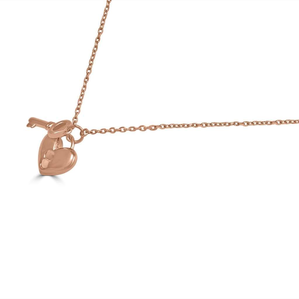 Collier Clef de Coeur Argent - Bijouterie Tropicor