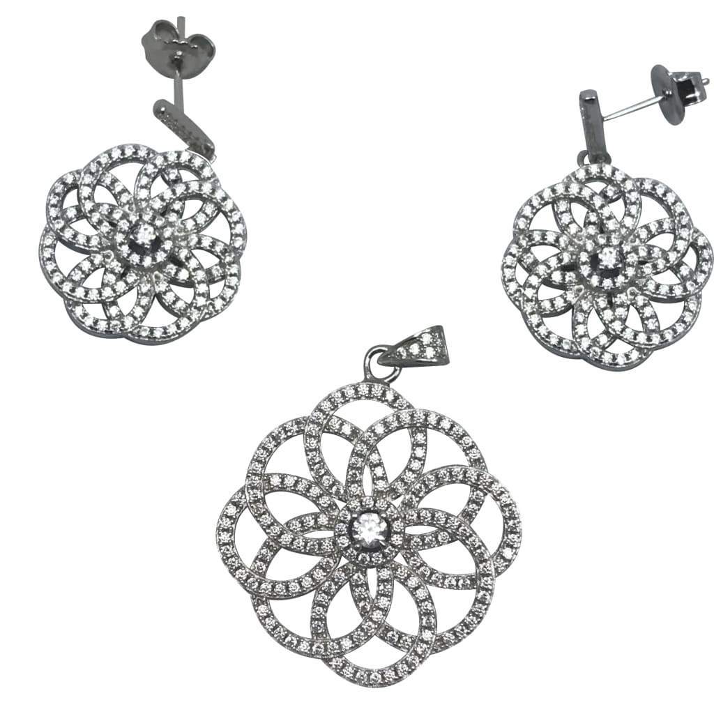 Parure Argent Soleil - Bijouterie Tropicor