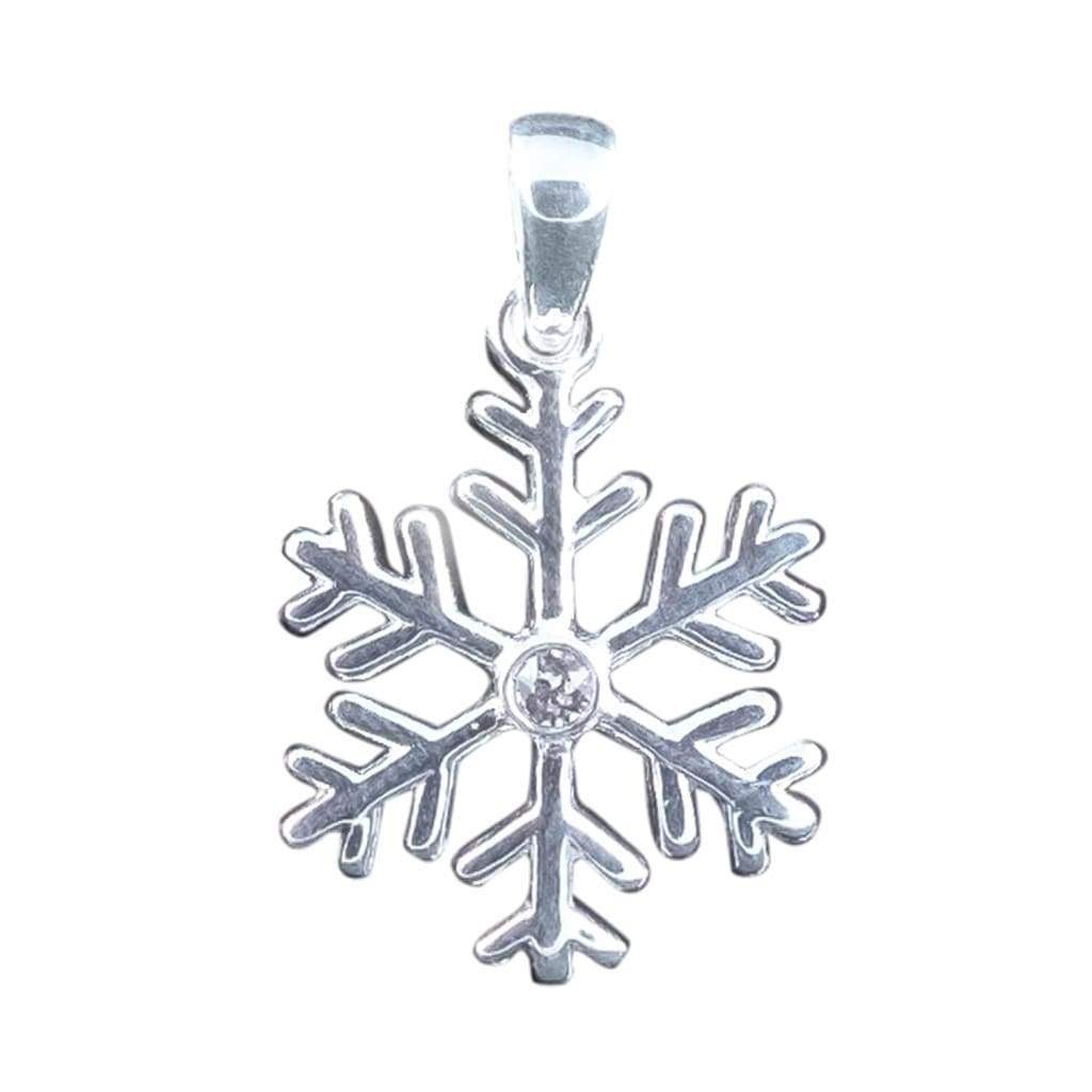 Pendentif Argent Flocon de Neige - Bijouterie Tropicor
