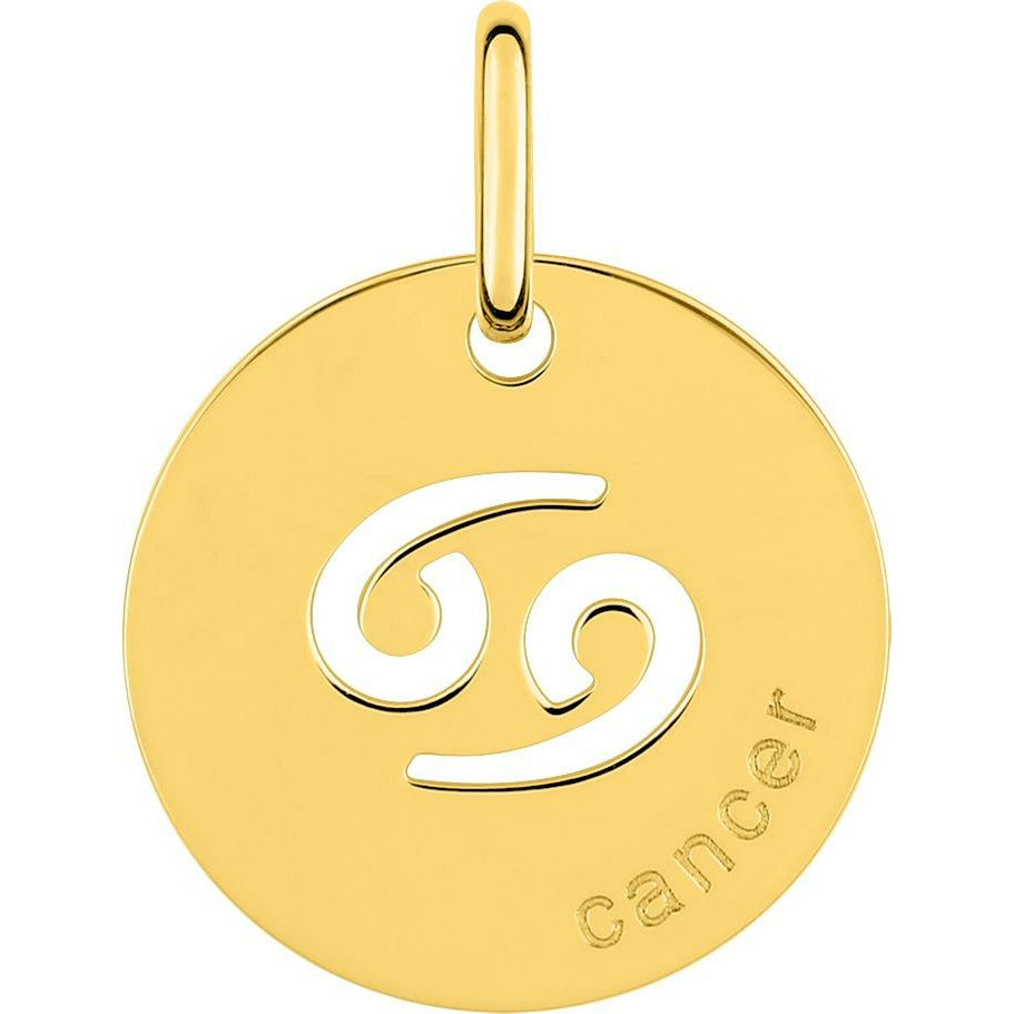 Pendentif Zodiaque Cancer Or