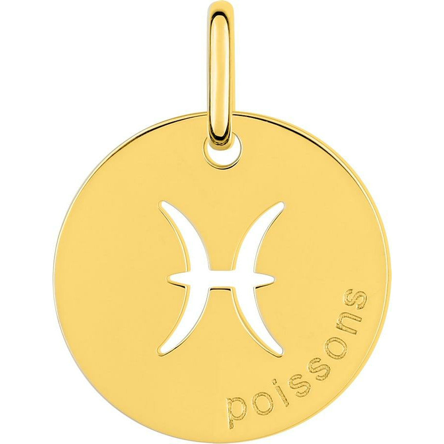Pendentif Zodiaque Poisson Or