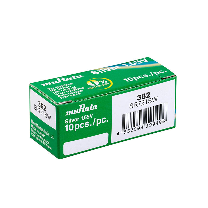 pile montre verte sony 362
