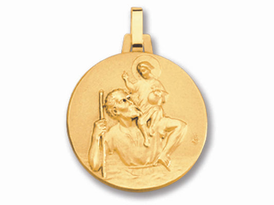 Médaille Or Saint Christophe