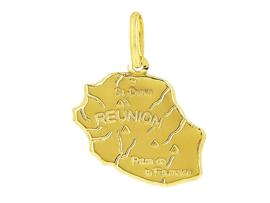 Pendentif Or île de la Réunion | Bijoux 974