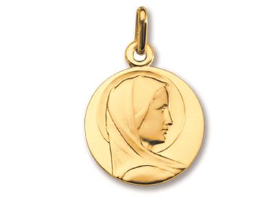 Médaille Vierge de profil