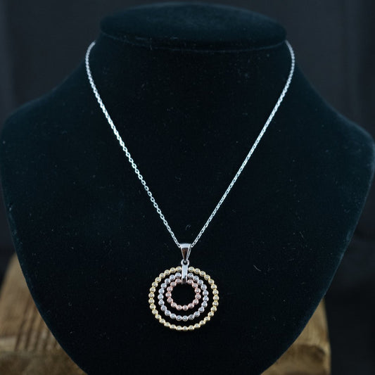 Collier Trois Cercles Argent