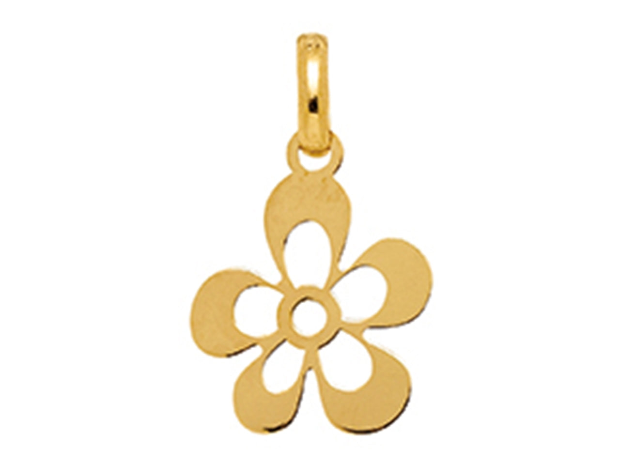 Pendentif Or Jaune Fleur ajouré 974