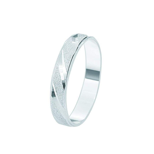Anneau Argent Effet bi-matière - Bijouterie Tropicor