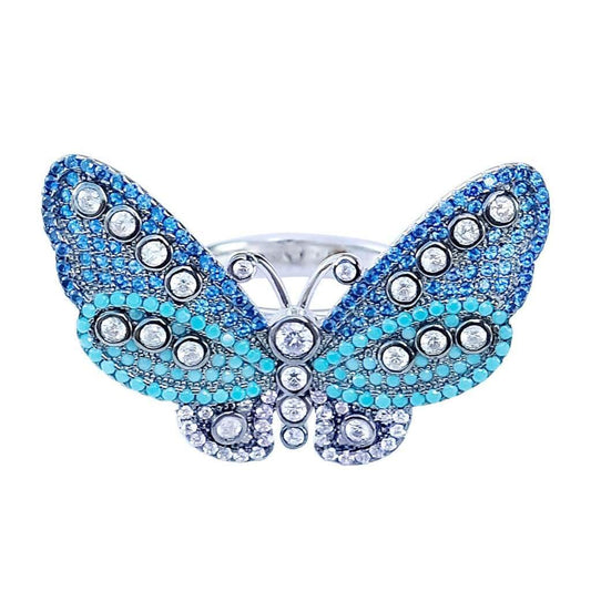 Bague Argent Butterfly - Bijouterie Tropicor