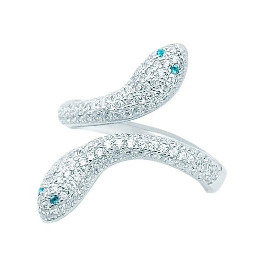 Bague Argent Serpent - Bijouterie Tropicor