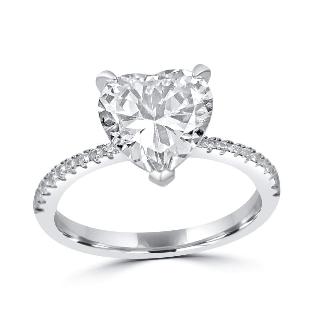 Bague Solitaire Coeur - Bijouterie Tropicor