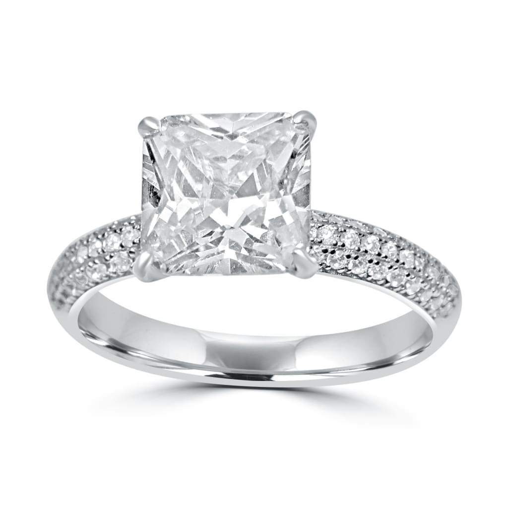 Bague Solitaire Princesse - Bijouterie Tropicor