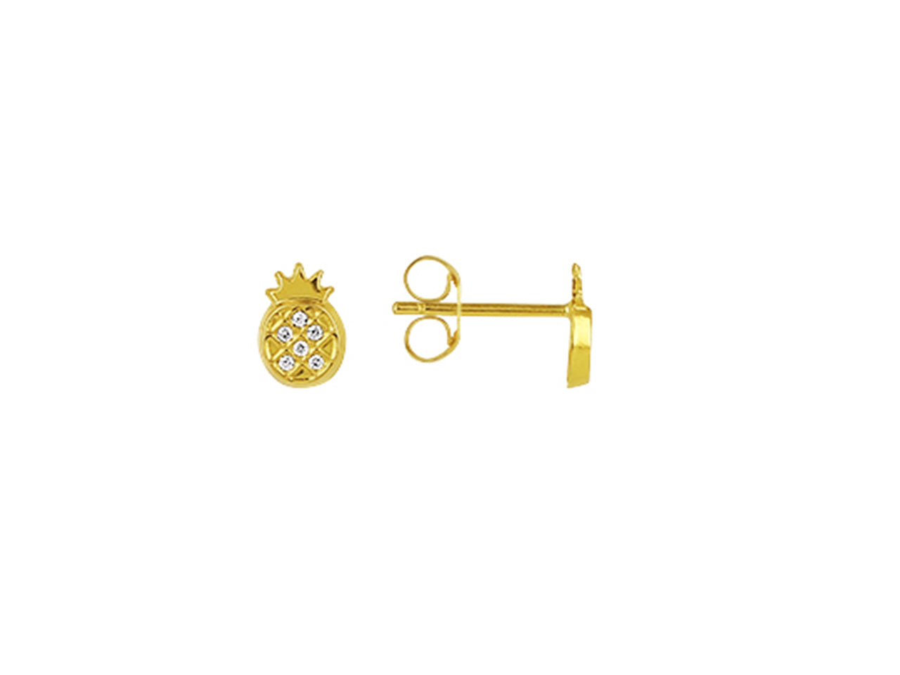boucles d'oreilles Ananas 974
