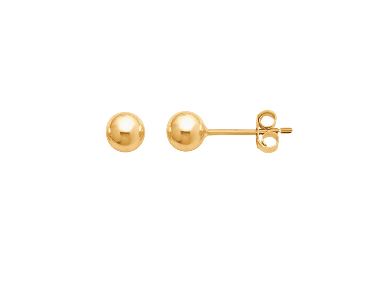 Boucles d'Oreilles Boules 3mm | Bijoux Réunion