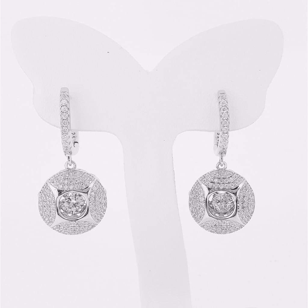 Boucles d'Oreilles Argent Luna - Bijouterie Tropicor