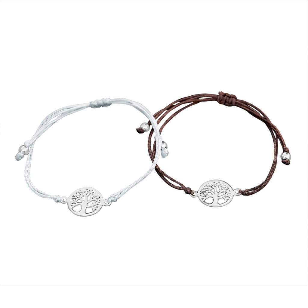 Bracelet cordon Arbre de Vie Argent - Bijouterie Tropicor