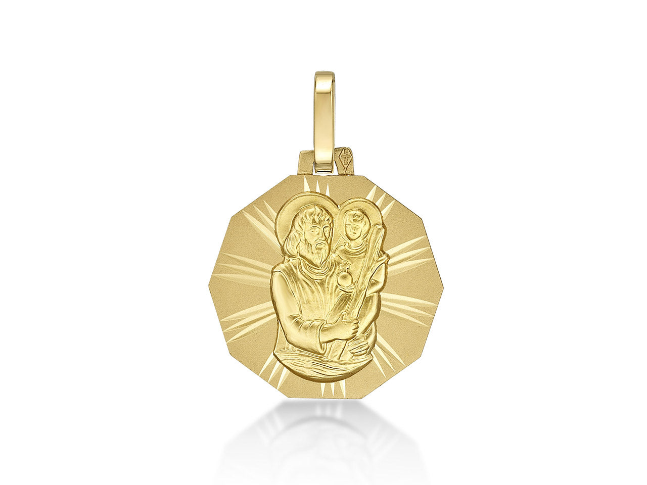 Médaille Or Saint Christophe | Bijoux Réunion
