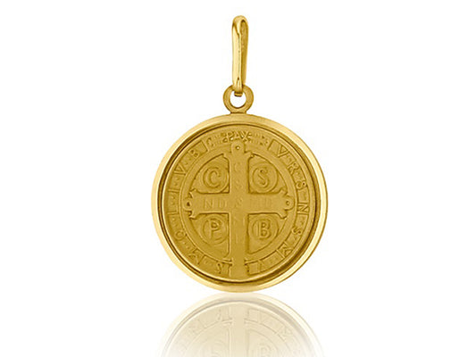 Medaille Or Saint Benoit | Bijouterie Réunion