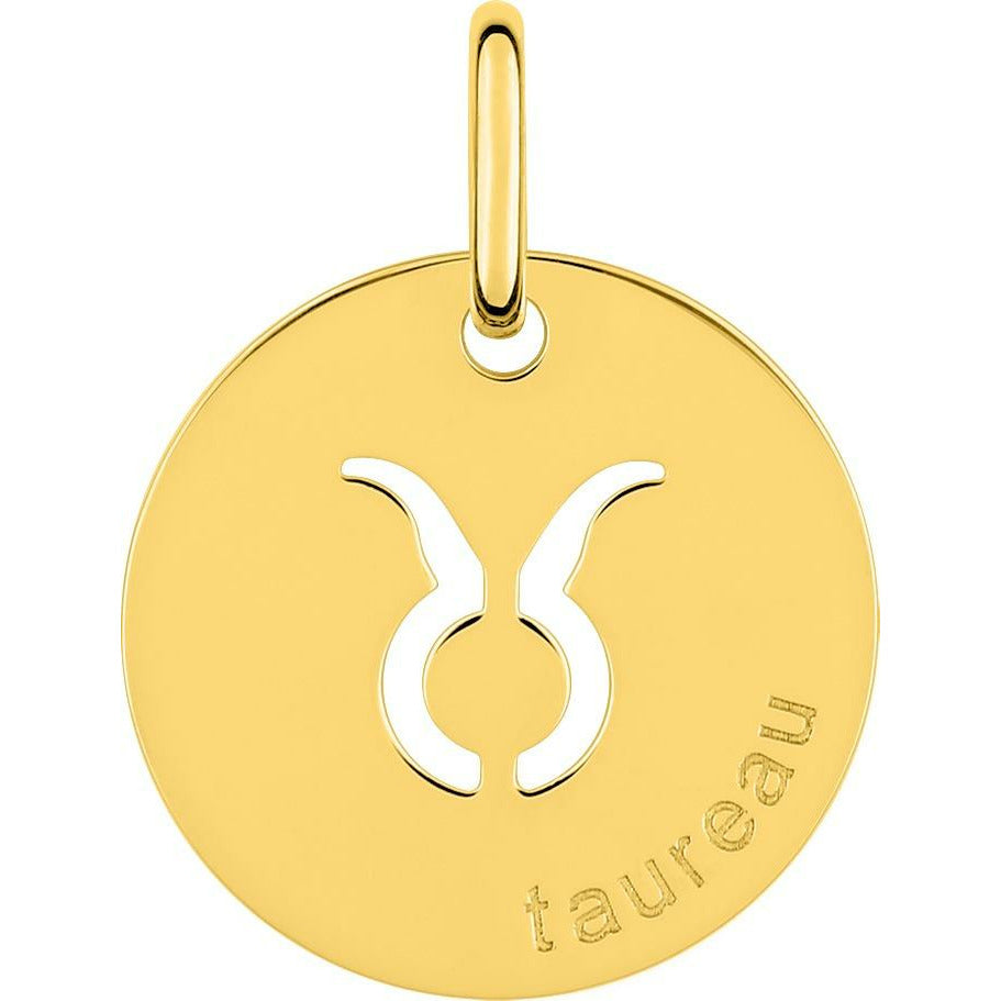 Pendentif Zodiaque Taureau Or