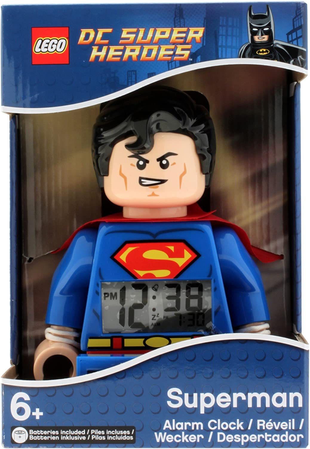 Reloj Despertador Lego Batman Despertador Superman